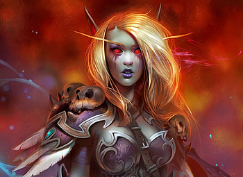 Night Elf Shaman, MMO, magic, video game, fantasy, women, elf HD wallpaper
