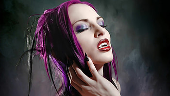 vampire, Captivating visuals, Dark-themed, Background selection HD wallpaper