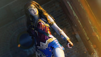 Wonder Woman Cosplay Fight For The Innocent, wonder-woman, superheroes, cosplay, deviantart HD wallpaper
