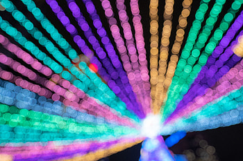 Blur, bokeh, light, decoration HD wallpaper