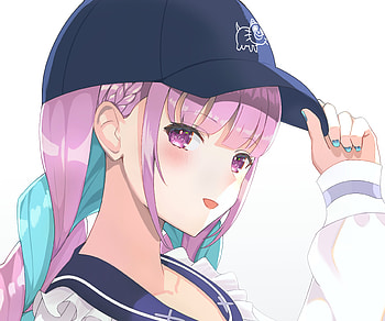 Minato Aqua, hololive, Minato Aqua, Anime, Virtual Youtuber HD wallpaper