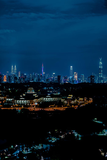 Cities, Night, Lights, Night City, Tower HD phone wallpaper