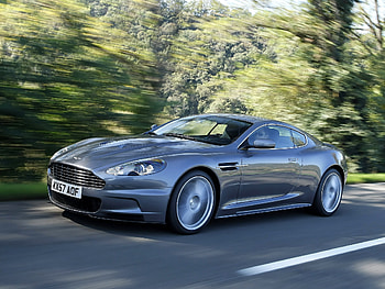 Sports, Auto, Trees, Aston Martin, Cars, Grey, Side View, Dbs, 2008 HD wallpaper