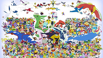 Fonds d'Ã©cran Pokemon : tous les Pokemon HD wallpaper