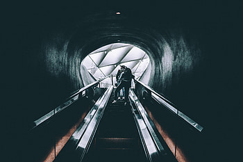 People, Miscellanea, Miscellaneous, Stairs, Ladder, Climb, Underground, Escalator, Lift HD wallpaper