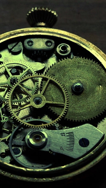 Assemblage, Clock Mechanism HD phone wallpaper