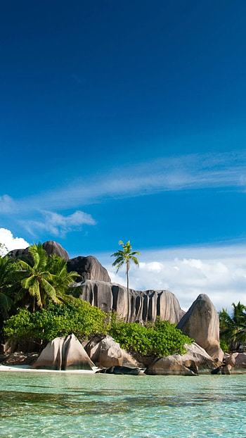 Seychelles, Tropical , Flag , Island beauty HD phone wallpaper
