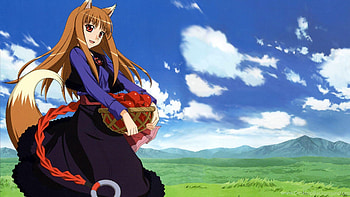 Spice and Wolf, Holo , Anime wolf goddess, John Mercado HD wallpaper