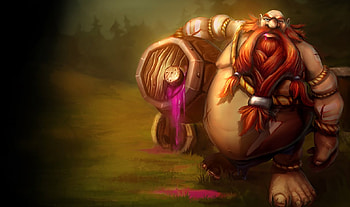 Gragas - The Rabble Rouser, video game, cg, splash, gragas splash, league of legends, the rabble rouser, gragas HD wallpaper