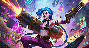 Jinx, League Of Legends HD wallpaper