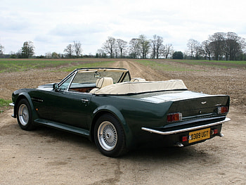 Nature, Aston Martin, Cars, Side View, Cabriolet, V8, Vantage, 1987 HD wallpaper