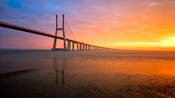Portugal Lisbon 25 De Abril Bridge, portugal, world, bridge, graphy, sunset, sunrise, evening, morning, dusk, dawn HD wallpaper