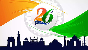 26th January Republic Day Indian Celebration Flag Creative Republic Day HD wallpaper