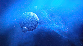 Icy Planet, planet, space, artist, artwork, digital-art, artstation HD wallpaper