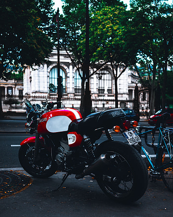 Motorcycles, Side View, Motorcycle, Street HD phone wallpaper