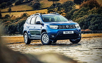 Dacia Duster, offroad, 2021 cars, UK-spec, crossovers, blue Duster, 2021 Dacia Duster, R, Dacia HD wallpaper