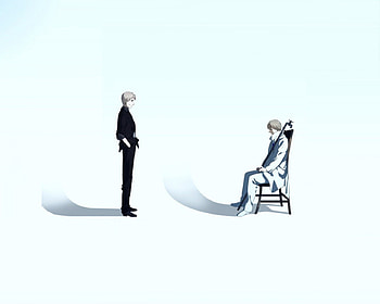 Comrades?, Russia aph, aph, Hetalia Axis Powers, white background, Hetalia, tap, Prussia aph, boy, scarf, guy, male HD wallpaper