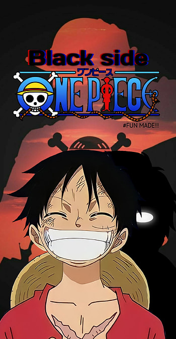 One piece fun made, edit, black, exclusive, One Piece, anime, pixellab HD phone wallpaper