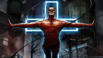 Daredevil Art Direction, daredevil, superheroes, artwork, behance HD wallpaper