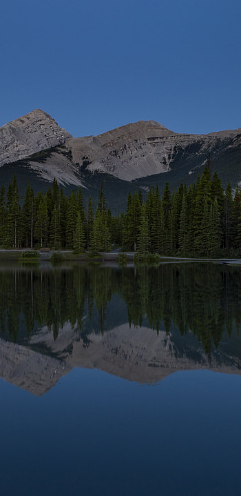 Canada, night, mountain, nature HD phone wallpaper