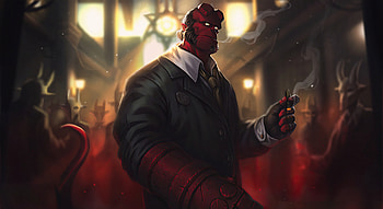 Hellboy With Cigar , hellboy, superheroes, artist, artwork, digital-art, artstation HD wallpaper