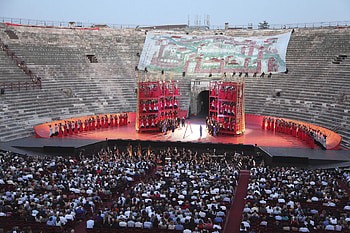 graphic marvel, Open-air theater, Scenic beauty, Captivating landscapes HD wallpaper