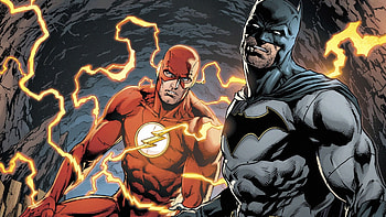 Batman and Flash, DC Comics, Superheroes HD wallpaper