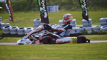 Karting sim Kartkraft, Console release, Realistic karting experience, Team VVV HD wallpaper
