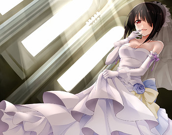 Date a live, kurumi, tokisaki HD wallpaper