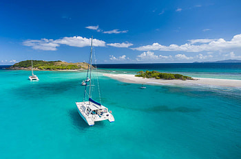 Catamaran, Crewed Caribbean, Caribbean sailing, Exotic adventure HD wallpaper