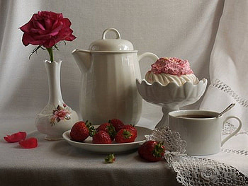 Good Morning, abstract, morning, graphy, tea time HD wallpaper
