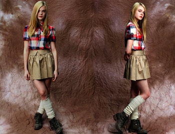Elle Fanning-Black Boots, hurrcn381, beautiful, boots, fanning HD wallpaper