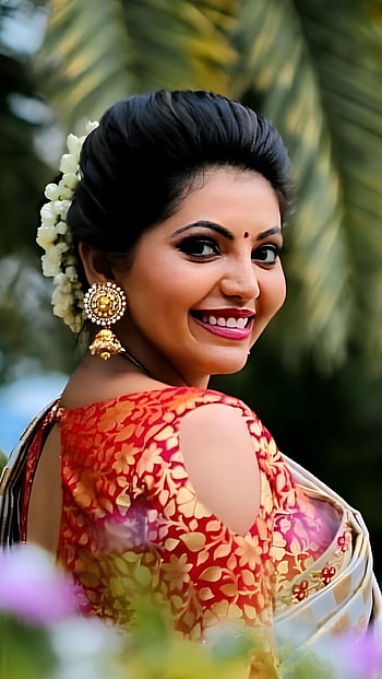 Athulya ravi, digital painting, tamil actress HD phone wallpaper