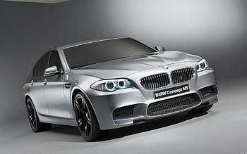 Cars , BMW, Grey background, M5 F10 HD wallpaper