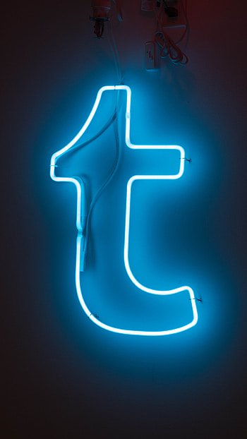 T Letter, Neon HD phone wallpaper