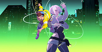 David and Lucy, Cyberpunk: Edgerunners HD wallpaper