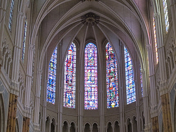 Chartres Cathedral, Monk's chronicle, Cathedral HD wallpaper