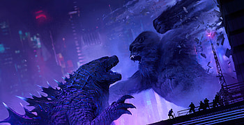 Godzilla V Kong, godzilla-vs-kong, movies, 2021-movies, artist, artwork, digital-art, artstation HD wallpaper