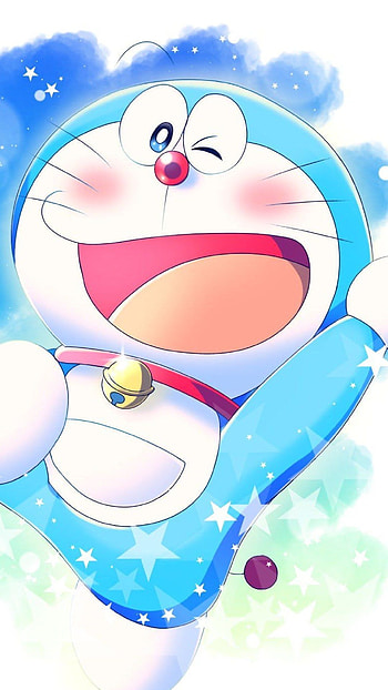 Doraemon, enjoying laughing HD phone wallpaper