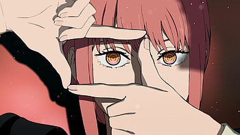 Makima-san EYES!!!, Makima (Chainsaw Man), Anime, Chainsaw Man HD wallpaper