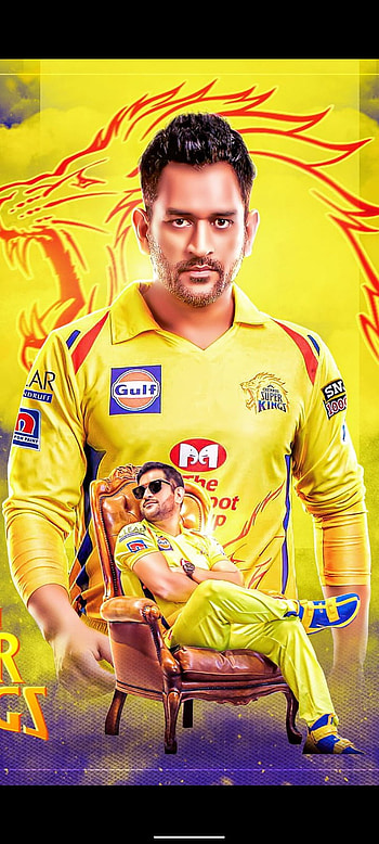 Ms dhoni Csk, Ms dhoni HD phone wallpaper