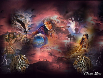 Fantasy girl, abstract, fantasy HD wallpaper