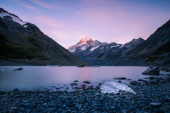 New Zealand Mountains Landscape Sky Ocean , mountains, landscape, sky, ocean, nature, sky HD wallpaper