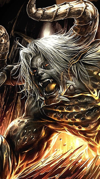 Devil, Angry Devil, Horns HD phone wallpaper