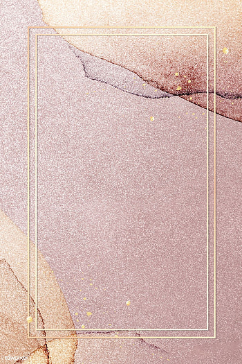 premium psd / of Gold frame on pink glitter background illustration by Wan about rose gold, watercolor pink border, invitation marble, luxury bac. Pink glitter background, Gold background, Blue Pink and Gold HD phone wallpaper