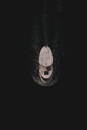 Water, View From Above, Miscellanea, Miscellaneous, Boat HD phone wallpaper