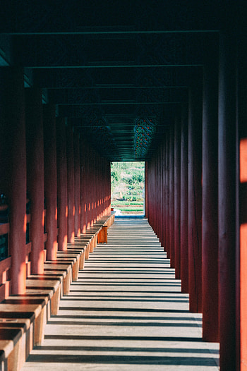 Building, Miscellanea, Miscellaneous, Prospect, Perspective, Column, Columns HD phone wallpaper