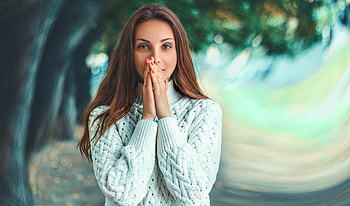 Hands, model, pretty, female HD wallpaper