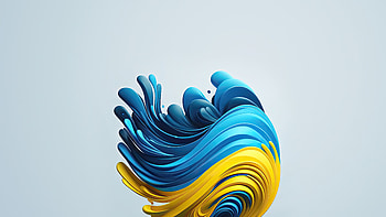 Blue-Yellow Spiral — Ukraine, Ukraine HD wallpaper