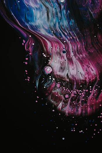 Abstract, Bubbles, Dark, Divorces, Texture, Liquid HD phone wallpaper
